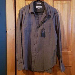 Men's classic fit gray flannel